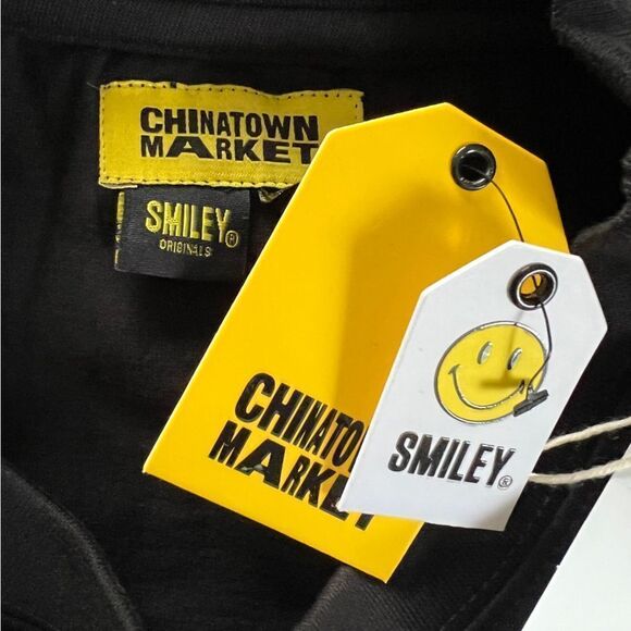 Chinatown Market Mens Smiley Brain on Fried Tee 'Black' Large NWT - Picture 6 of 6